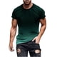 thumbnail image 1 of Mens Casual Pantalones Cortos Raya Impresión Suéter Fitness Deportes Camiseta, Poliéster Cuello Redondo Blusa para Al Aire Libre, Diario Y Primavera Verano Desgaste, 1 of 5
