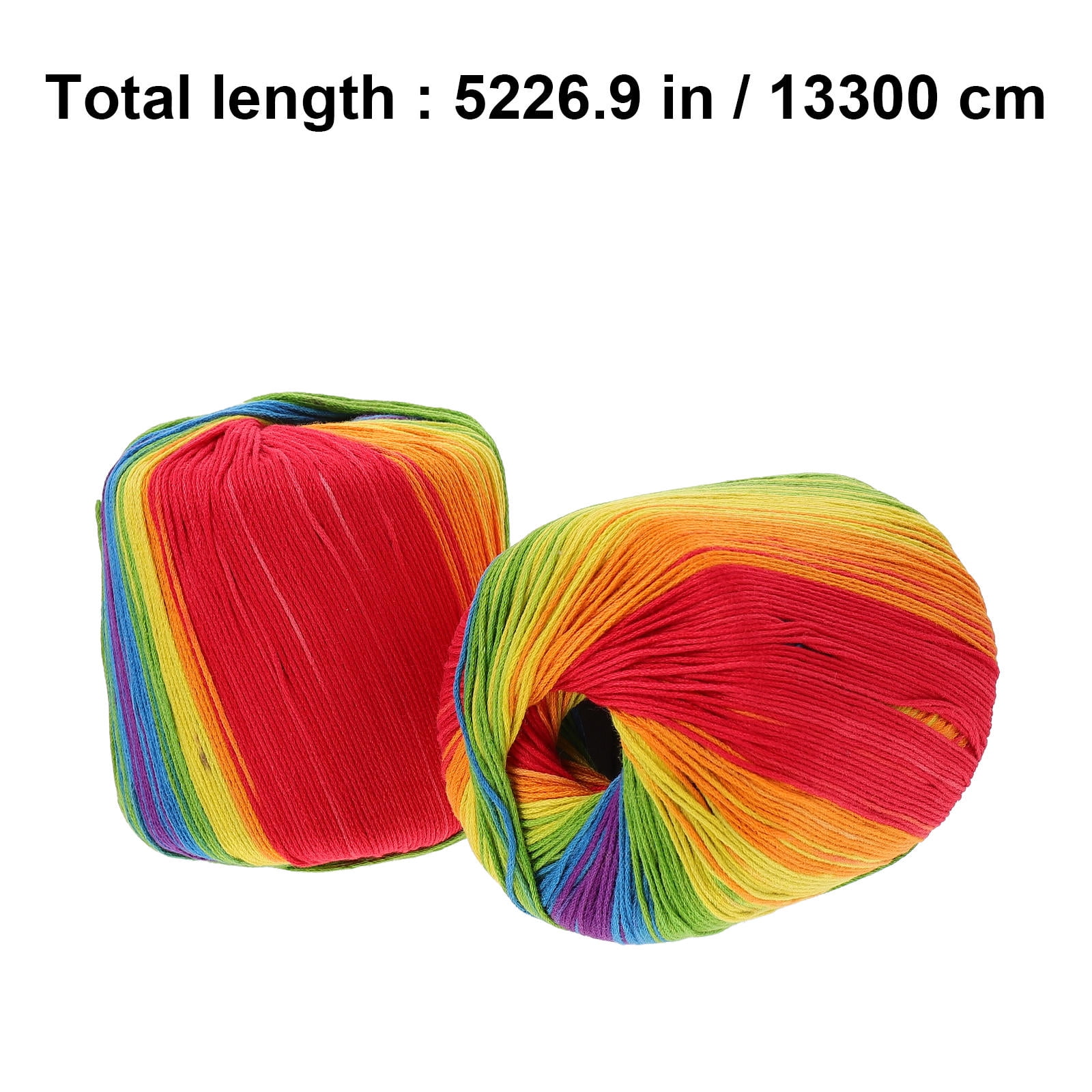 LITINKIMI Cotton Thread Multicolor 2 Rolls 13300 X 0.08 X 0.08 In