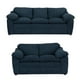thumbnail image 1 of Sala 3-2 TRINITY Aston 2 piezas ( Sofá, Love Seat ) Azul Oscuro Para Sala, 1 of 8