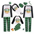 thumbnail image 4 of Pijamas familiares navideños a juego, conjuntos de pijamas verdes de ciervo, Navidad en julio, 4 of 4