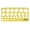 Yellow, variant on Traceease Geometric Drafting Circle Molded Template Drawing Stencil, Designing Template Measuring Ruler