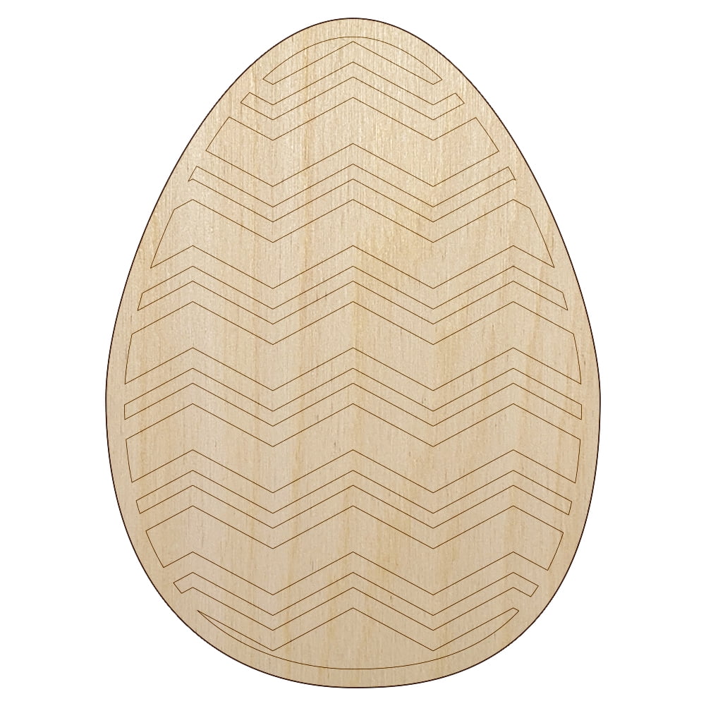 Easter Egg Wood Shape Unfinished Piece Cutout Craft DIY Projects 4.70 Inch Size 1/4 Inch
