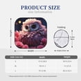thumbnail image 3 of Gukieu Cute Flower Owl Print Car Windshield Sun Visor, Foldable Anti-UV Car Sun Visor Suitable for Vans, Trucks Car Accessories-Small, 3 of 6