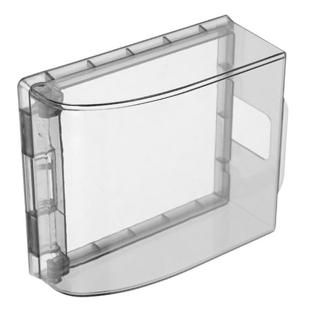 Weatherproof Outdoor Receptacle Cover Electrical Outlet Box Protector with Transparent Black Shield
