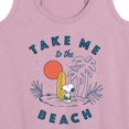 thumbnail image 3 of Peanuts - Take Me To The Beach - Women's Racerback Tank Top, 3 of 6