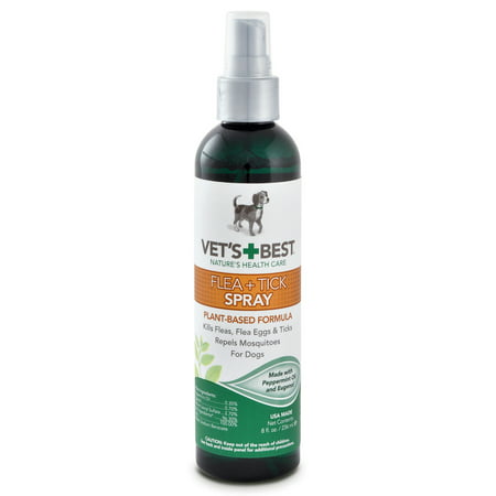 Vet's Best Flea & Tick Spray for Dogs (Best Product To Kill Fleas In Home)