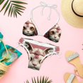 thumbnail image 6 of Retro Cat Stylish Bikini Set with Detachable Sponge & Adjustable Strap 2-Pack - Beach Ready!, 6 of 6