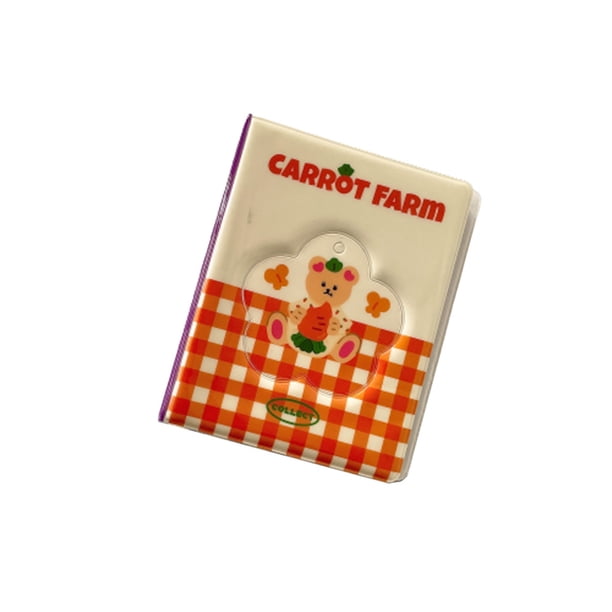 Naiovety Álbum de fotos de 3 pulgadas con 72 bolsillos, tarjetero de gran capacidad, soporte para notas, organizador para sesión fotográfica, Almacenamiento y organización del hogar Naranja Naiovety HA074042-03