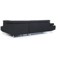 thumbnail image 6 of Glory Furniture Riveredge Twill Fabric Sectional in Black, 6 of 7