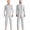 Grey, variant on Adult Adaptive Clothing Back Zip Sleepwear Anti-strip Jumpsuits for Special Needs And Disabilities Black 3XL