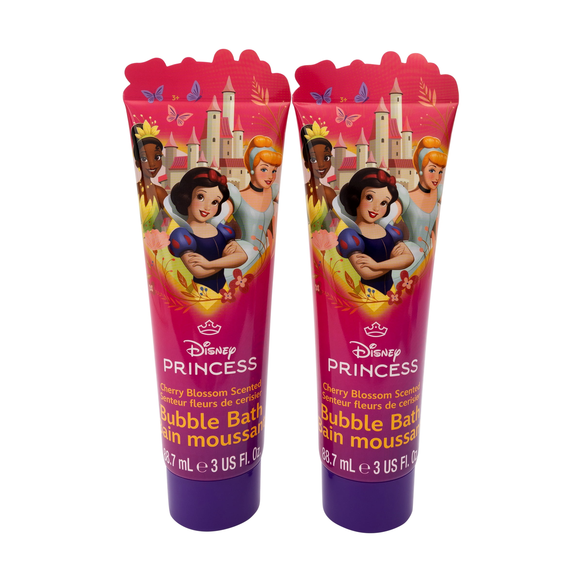 Set de 2 tubes de bain moussant princesses Disney