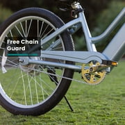 GOTRAX Aeroluxe 27.5 Electric Bike for Adults, 350W Motor, 20mph, Step-Thru/Step-Over Design, 5 PAS, Black