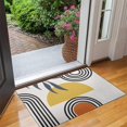 thumbnail image 2 of Bohemian Retro Floral Non-Slip Entryway Door Mat,Boho Indoor Decor Durable Low Plush Door Mat,Washable Welcome Rug for Patio Hallway Home Decor 17x30 Inches, 2 of 3