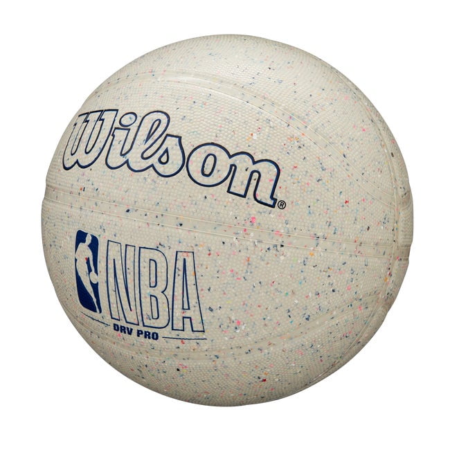 Wilson NBA DRV Pro Eco Basketball, White, 29.5" (Size 7)