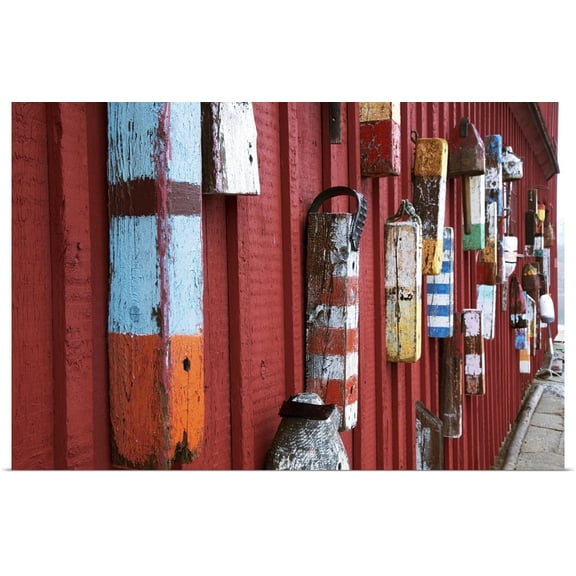Great BIG Canvas | Rolled Jenna Szerlag Poster Print entitled Massachusetts, Rockport, Nautical Art