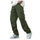 thumbnail image 1 of Pantalones de trabajo con cintura elástica para hombre - Poliéster, tejido suave, informal para primavera/otoño, 1 of 7