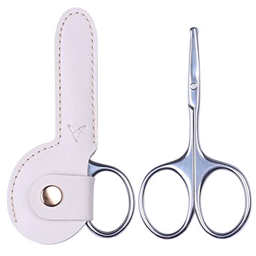YOUYISI 3.75" Round Tip Safe Mini Pubic Hair Scissors For Women, Small