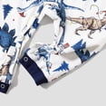 thumbnail image 5 of Conjuntos de pijamas con estampado de dinosaurios lindos a juego para toda la familia de Navidad (resistentes al fuego), 5 of 5