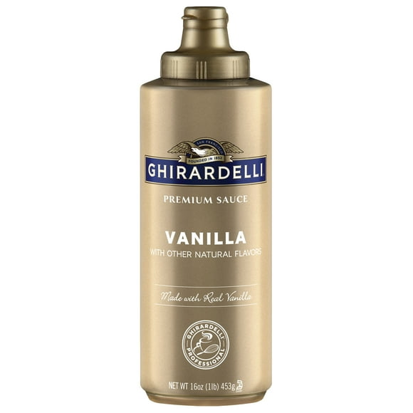 Ghirardelli 13 fl. oz. (16 oz.) Vanilla Flavoring Sauce