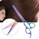 thumbnail image 3 of Juego de tijeras para cortar el cabello Fugacal 2X Acero inoxidable azul, 3 of 6