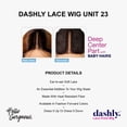 thumbnail image 7 of Ebo Synthetic Lace Front Wig Deep Part Body Wave Unit 23 27” ( Balayage Chocolate ), 7 of 7