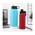 thumbnail image 2 of Hervidor deportivo de acero inoxidable, portátil, de gran capacidad, con espacio para calentar el agua, taza de doble capa, 2 of 4