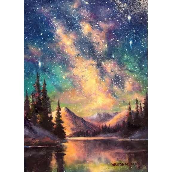DIAMOND ART CLUB Starry Night - Night Music Diamond Painting Kit