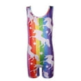 thumbnail image 3 of Yuyuekeji 2 Pack Girls Gymnastics Leotards Athletic Ballet Dance Sleeveless Unitards 4-11Y, 3 of 7