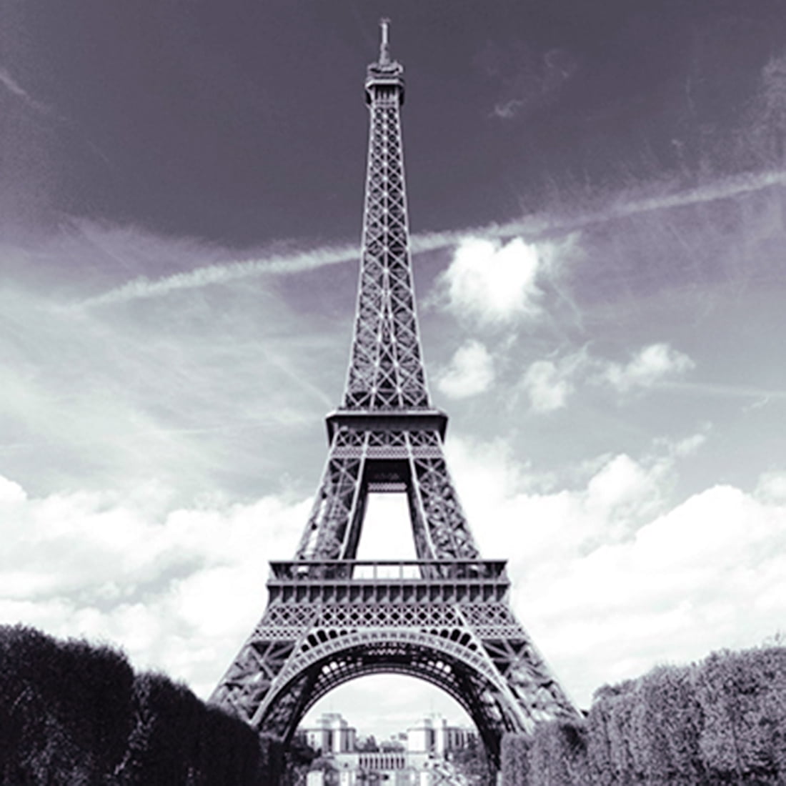 Unique Bargains Eiffel Tower Print Home Decor Shower Curtain W 12 Qty