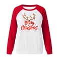 thumbnail image 4 of Sudaderas de Cuello Redondo de Navidad Para Mujer Blusa Cómoda de Manga Larga Con Estampado de Moda Odeerbi  ODB201661, 4 of 6
