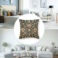 thumbnail image 5 of William Morris Vintage Floral Velvet Throw Pillow Covers Home Art Deco Pillowcase Square Pillow Case Cushion Cover for Bed Sofa Living Room Car Indoor and Outdoor, 5 of 7