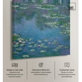 thumbnail image 2 of Monet Water Lilies Canvas Pastel Landscape by Art Remedy, Gallery Wrapped, 12 x 12, 2 of 7