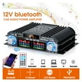 thumbnail image 1 of BT-998 Hifi Audio Home Digital Amplifiers Car Audio Bass Power Bluetooth Amplifier FM USB SD Radio For Subwoofer Speakers DC12V ,Bluetooth 5.0, 1 of 6