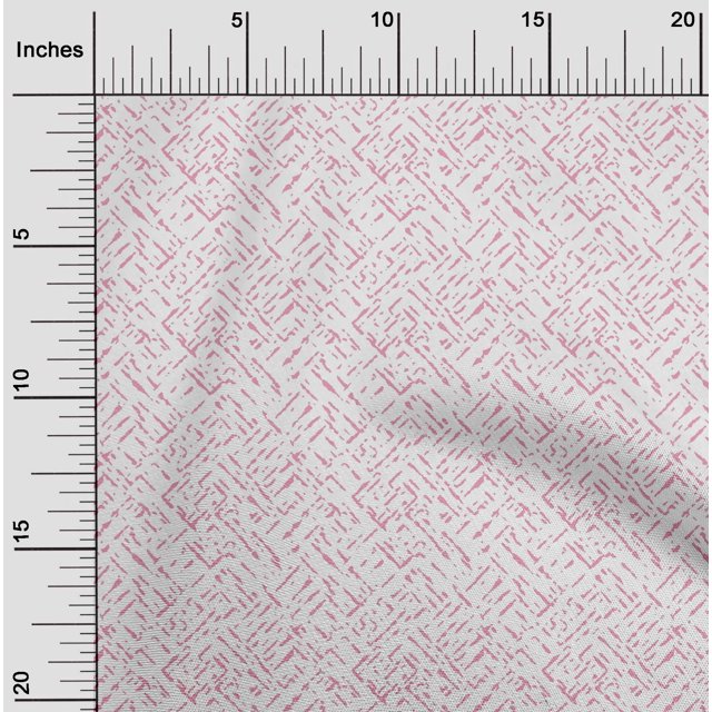 oneOone Cotton Poplin Pink Fabric Abstract Small Sewing Craft Projects Fabric Prints By Yard 42 Inch Wide
