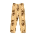 thumbnail image 4 of Goofa German Shepherd Dog Printed Soft Pajama Pants for Men, Wide Leg Comfy Casual Lounge Yoga Pants-Small, 4 of 9