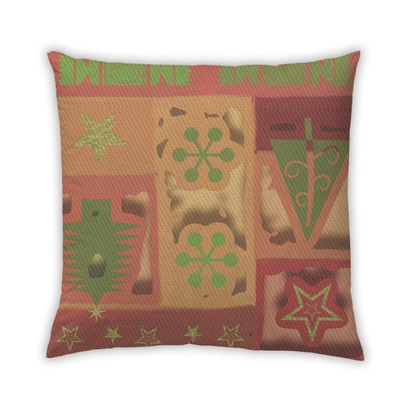 Ahgly Company Indoor Square Contemporary Throw Pillow, 18 inch by 18 inch