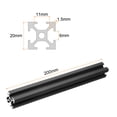 thumbnail image 2 of 4 Pcs t Slot 2020 Aluminum Extrusion Profile 250mm 10 inch, European Standard Anodized Blue Extrusion Frame, 2 of 6