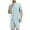 Green, variant on GERsome Men's Pajamas Sets Short Sleeve Crewneck Pullover Tops and Shorts Nightwear Soft 2 Piece Pjs Lounge Sets L-3XL