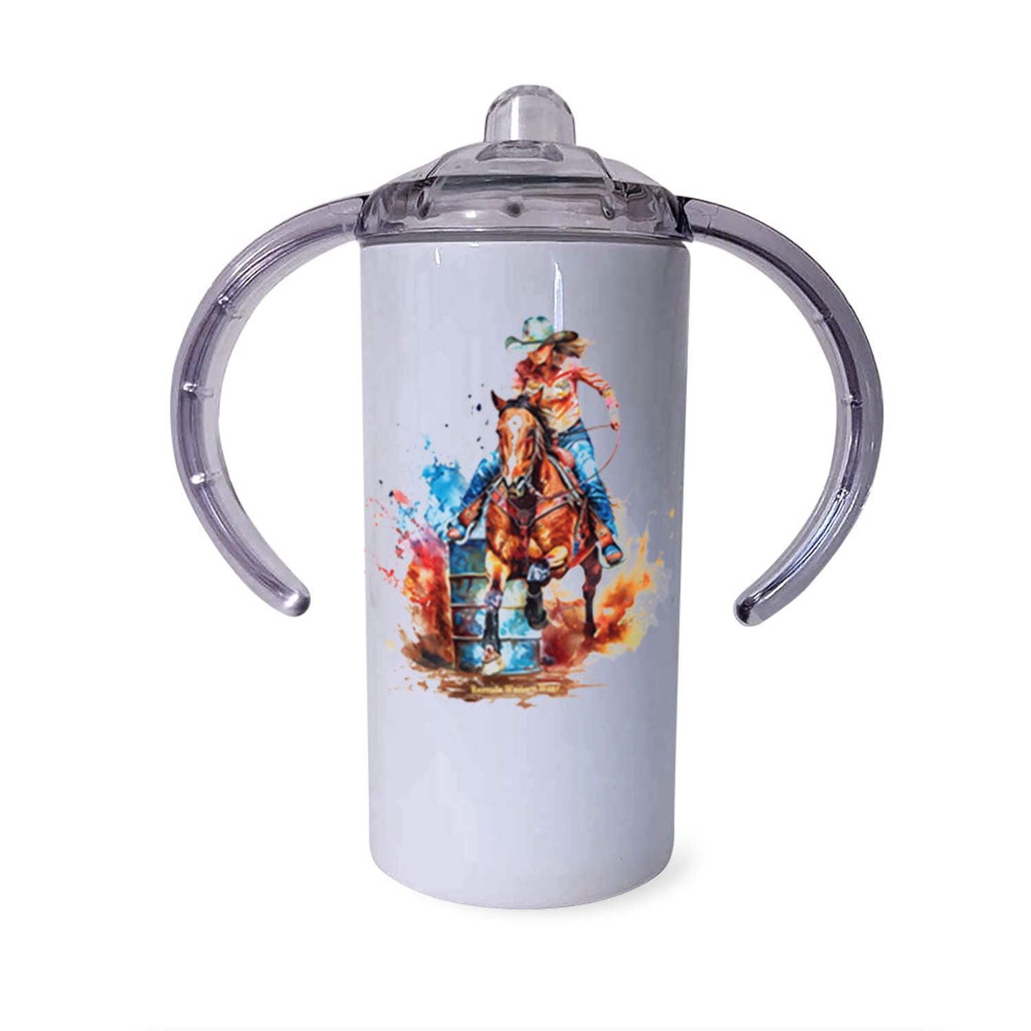 BARREL RACER - Infant Toddler Western Sippy Cup