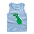 thumbnail image 1 of VOAVEKE T-Shirt d'Été Uni pour Tout-Petits, Haut Décontracté pour Enfants, T-Shirt de Base à Col Rond Mode pour Enfants, Haut Sans Manches pour Garçons, 1 of 2