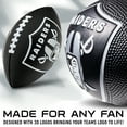 thumbnail image 2 of Franklin Sports NFL Las Vegas Raiders Football - Kids Foam Football - Soft Football - Mini Size - Perfect for Gameday - 8.5" 3D logos!, 2 of 7