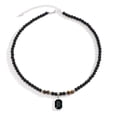 thumbnail image 6 of Men's Stainless Steel Tiger's Eye Beaded Necklace - Minimalist and Versatile Bead Jewelry for Stylish Gentlemen, 6 of 9