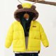 thumbnail image 4 of Chaquetas de vellón de invierno para bebés y niños con capucha, vestido de algodón, abrigo cálido con forro, ropa exterior, 4 of 5