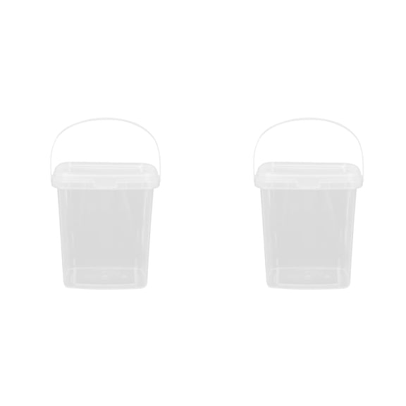 Kitchen Storage & Organization Food Storage Bucket with Snap Lid & Carry Handle Reusable Freezer-Safe Ice Bin Multi-Purpose Airtight Pail Container for Homemade Yogurt Grain Household Pantry