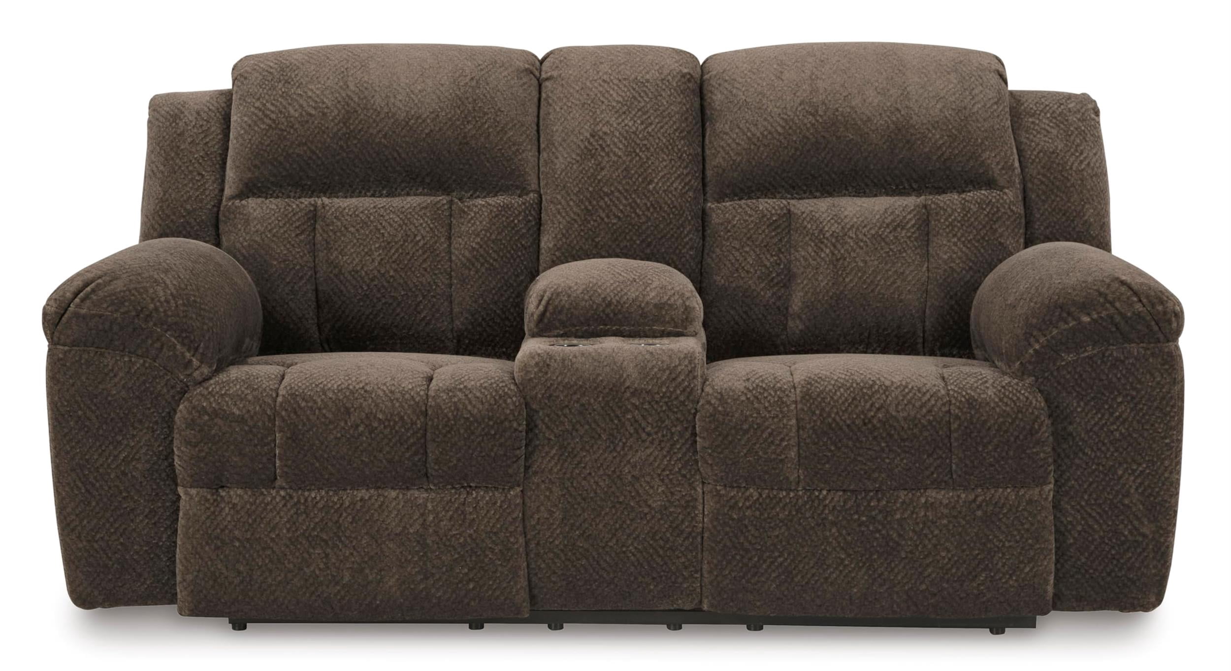 Signature Design by Ashley Furniture Frohn Chocolate Reclining Loveseat