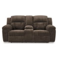 thumbnail image 6 of Signature Design by Ashley Furniture Frohn Chocolate Reclining Loveseat, 6 of 16