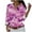 QR10-Pink, variant on VKOYWKM Breast Cancer Shirts for Women Long Sleeve Button Down Shirt Pink Ribbon Graphic Tees Blouses Dressy Casual Work Tops Fall Breast Cancer Survivor Shirts
