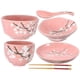 thumbnail image 1 of 6pcs Japanese Style Ceramic Tableware Set Household Cutlery Creative Ceramic Dinnerware Set (Pink), 1 of 4