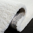 thumbnail image 5 of SAFAVIEH Ultimate Atanas Solid Plush Polyester Shag Area Rug, Ivory, 4' x 6', 5 of 6