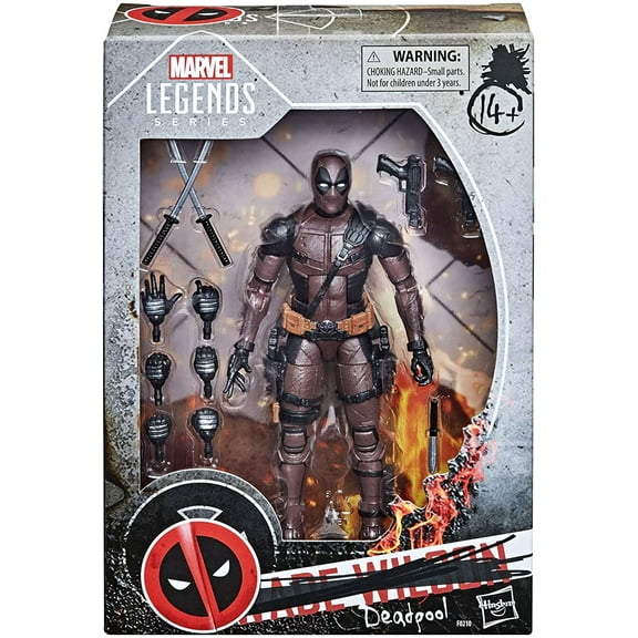 Hasbro Collectible Action Figures, Wade Wilson, Child, Multicolor, Plastic, 7.1 oz, 14 Years & Up